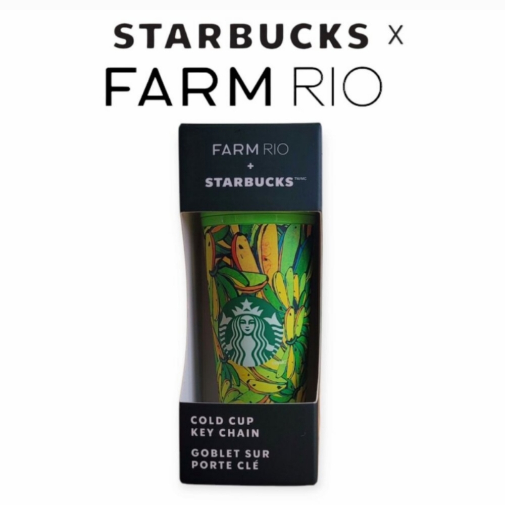 Farm Rio Starbucks Cold Cup Key Chain-Bag Charm